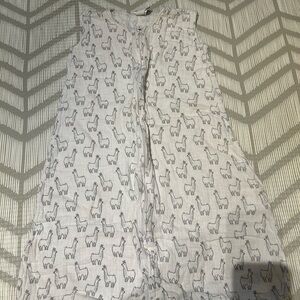 Halo muslin sleep sack. Llama print. Size XL